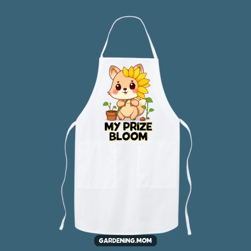 Funny Sunflower Gardener Apron: Cook and Grow with Pride!