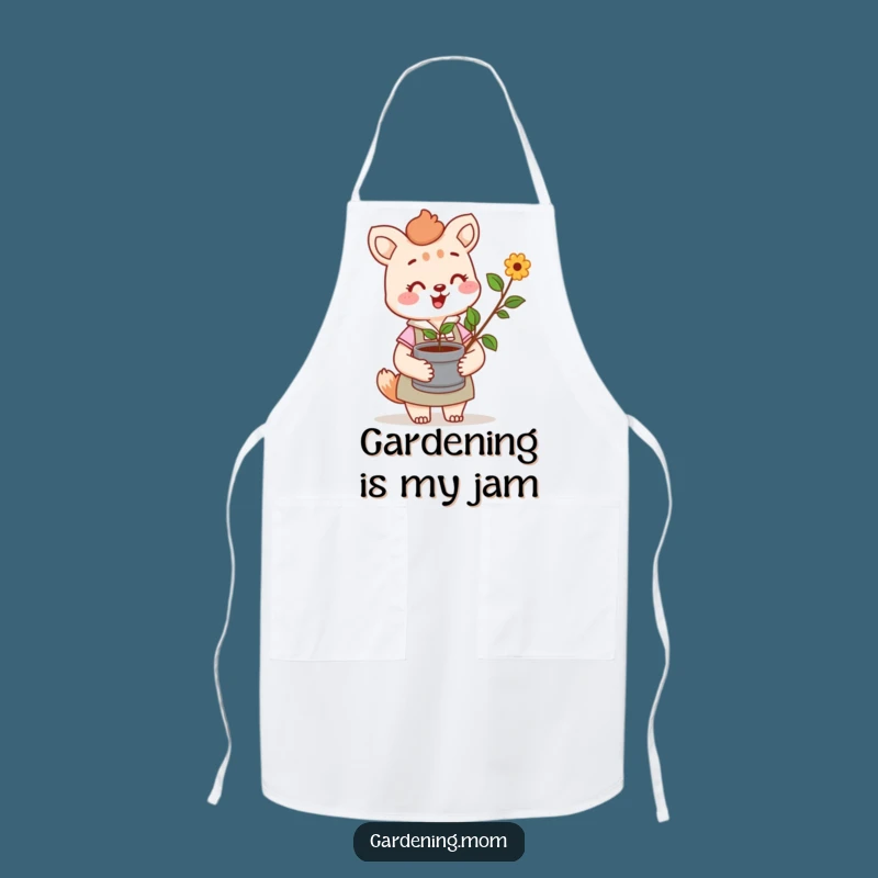 Funny Gardening Mom Apron: Cheerful Garden Fun - Practical Funny Gift
