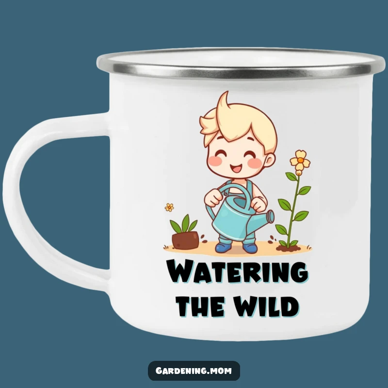 Funny Gardening Camping Mug - Brew Your Green Thumb!