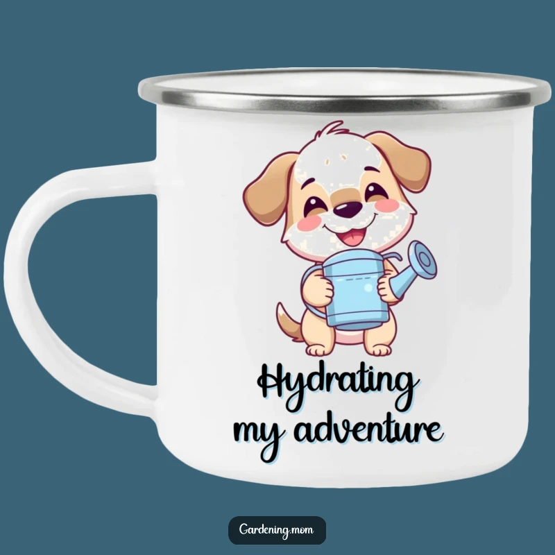 Funny Mama Dog Camping Mug - Durable Garden Adventure Gift