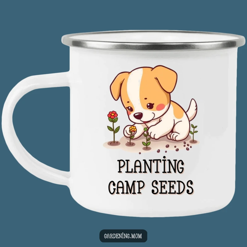 Funny Planting Dog Camping Mug: Grow Your Adventure, The Best Funny Gift