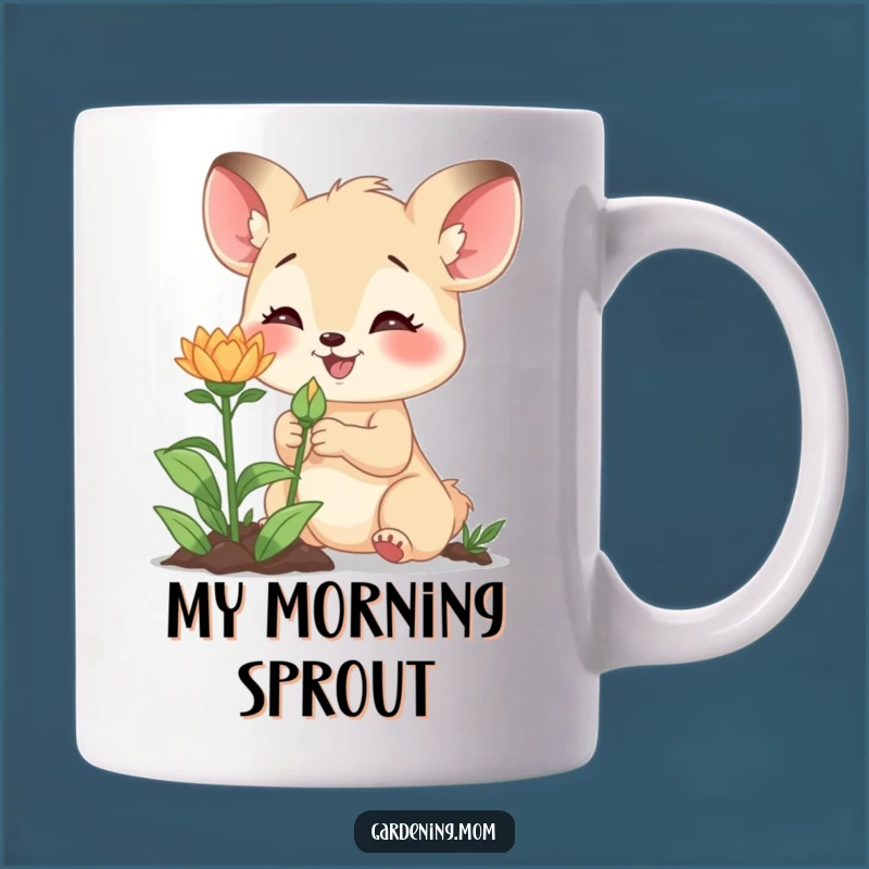 Funny Gardening Mom Animal Mug New Bud Excitement - Perfect Gift for Anticipation