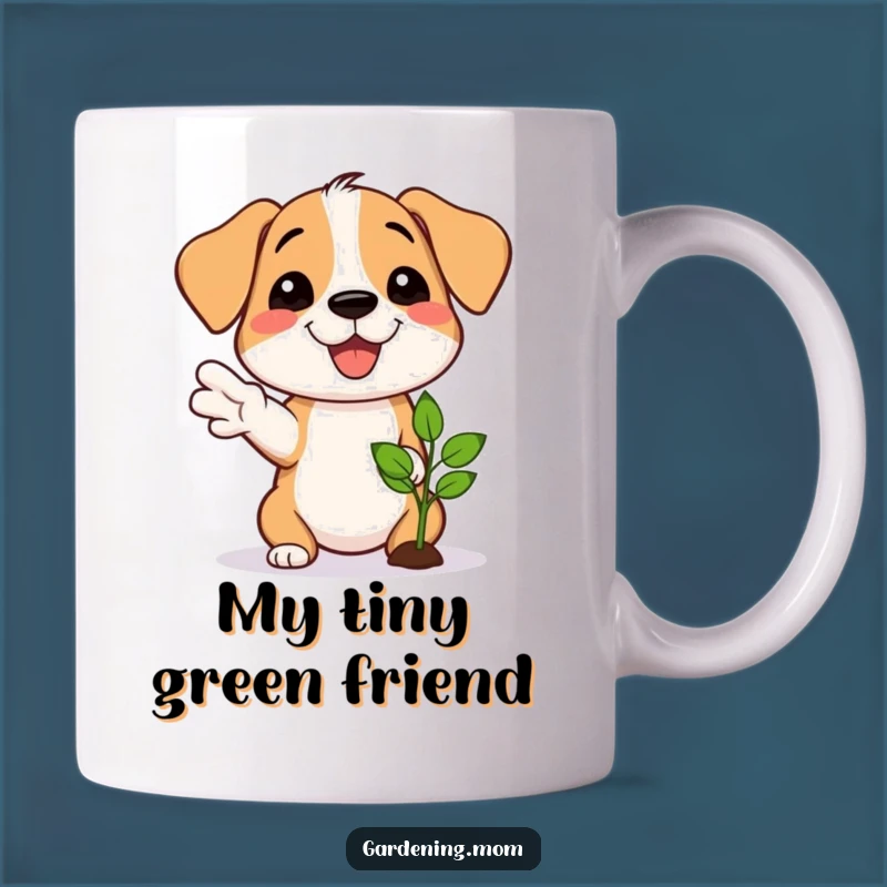 Funny Dog Gardener Mug: Proud Grower's Hilarious Seedling Gift