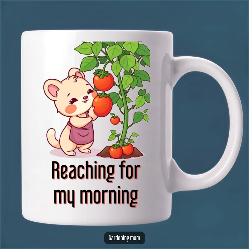 Funny Gardening Mom Animal Mug: Ripe Tomato Harvest, Perfect Funny Gift for Veggie Lovers