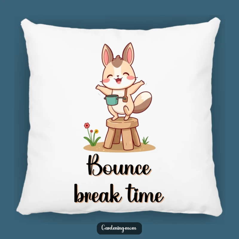 Funny Gardening Animal Pillow: Snuggle Up with Garden Giggles!