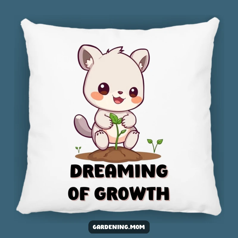Funny Planting Animal Pillow: Cozy Seed Cushion, Comfy Gift