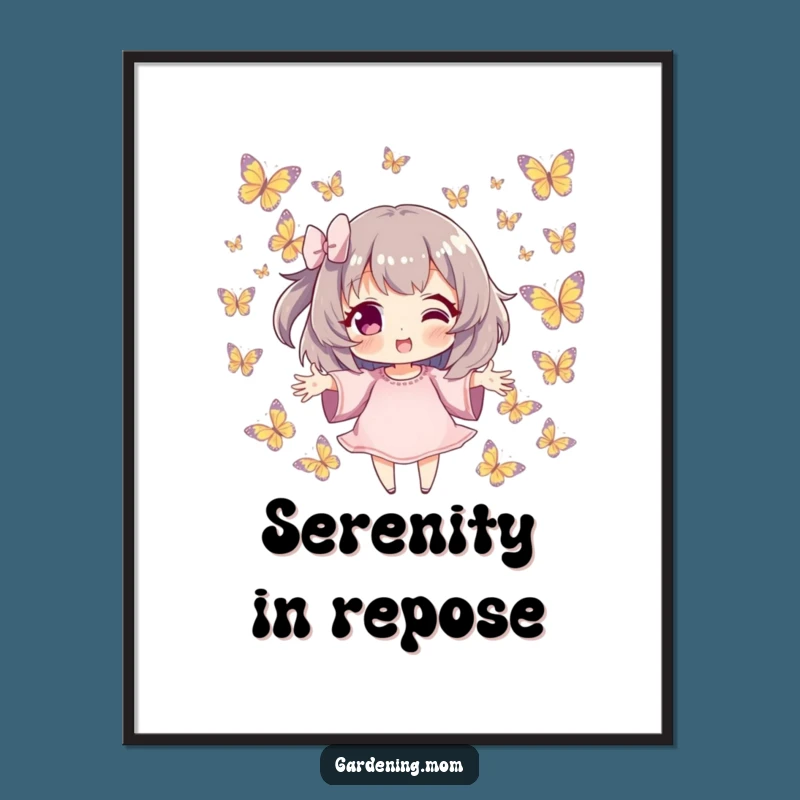 Funny Butterfly Dream Digital Art: Instant Magical Decor