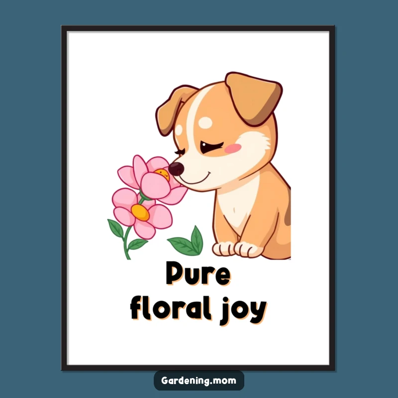 Funny Delighted Dog Digital Art: Instant Joyful Decor, The Ultimate Funny Gift