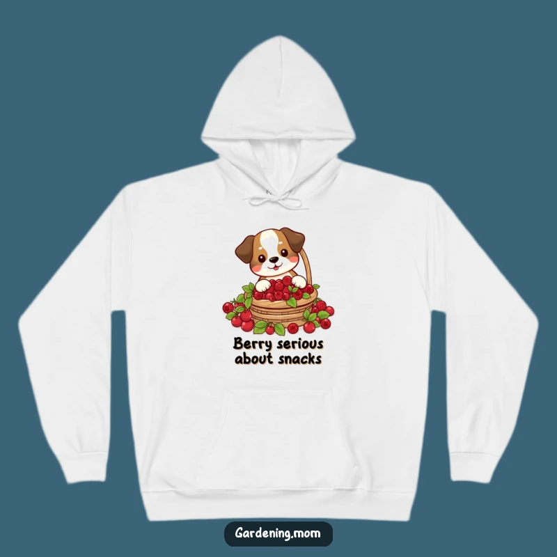 Funny Dog Berry Harvest Hoodie: Cozy Forager's Hilarious Pet Warm Gift