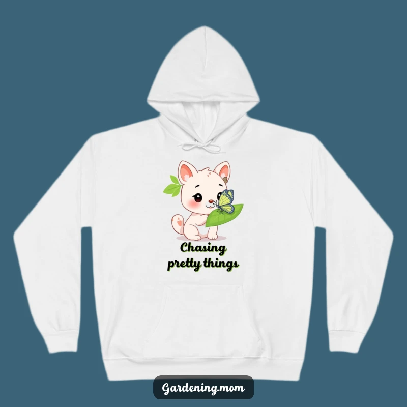 Cozy Funny Animal Butterfly Hoodie: Admiring Comfort Gift