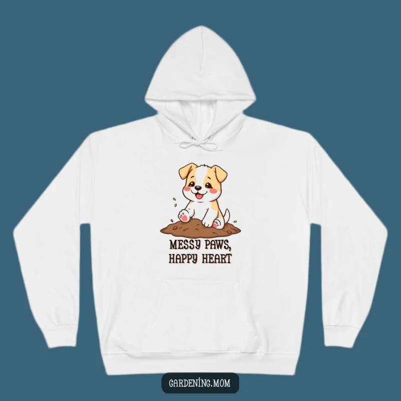 Funny Dog Gardener Hoodie: Cozy Paws' Hilarious Post-Work Comfort Gift