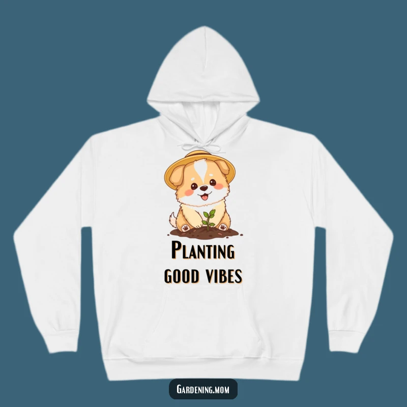 Funny Mama Dog Gardener Hoodie - Cozy Planting Pup Gift for Moms