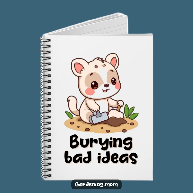 Funny Animal Notebook - Gardener's Digging Log, A Great Funny Gift
