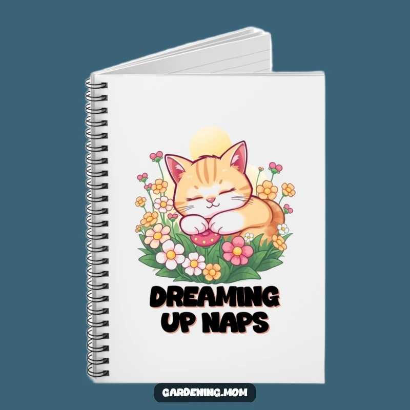 Funny Cat Notebook: Snoozing Cover, Journal Your Peaceful Thoughts, Funny Gift
