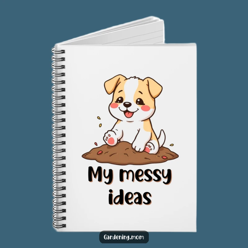 Funny Dog Gardener Notebook: Satisfied Paws' Hilarious Post-Work Journal Gift