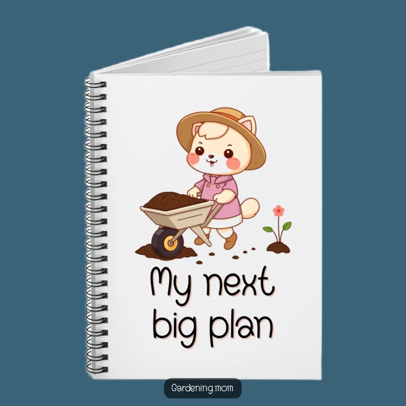 Funny Gardening Mom Animal Notebook: Wheelbarrow Soil Load, Ideal Funny Gift