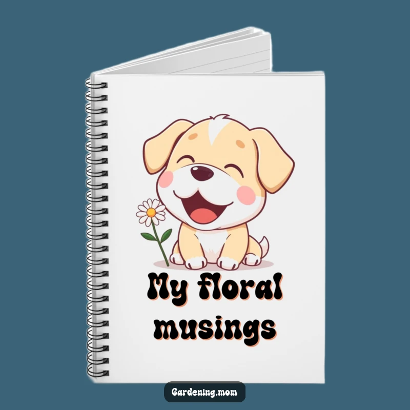 Funny Mama Dog Daisy Notebook - Delighted Gardener's Journal Gift
