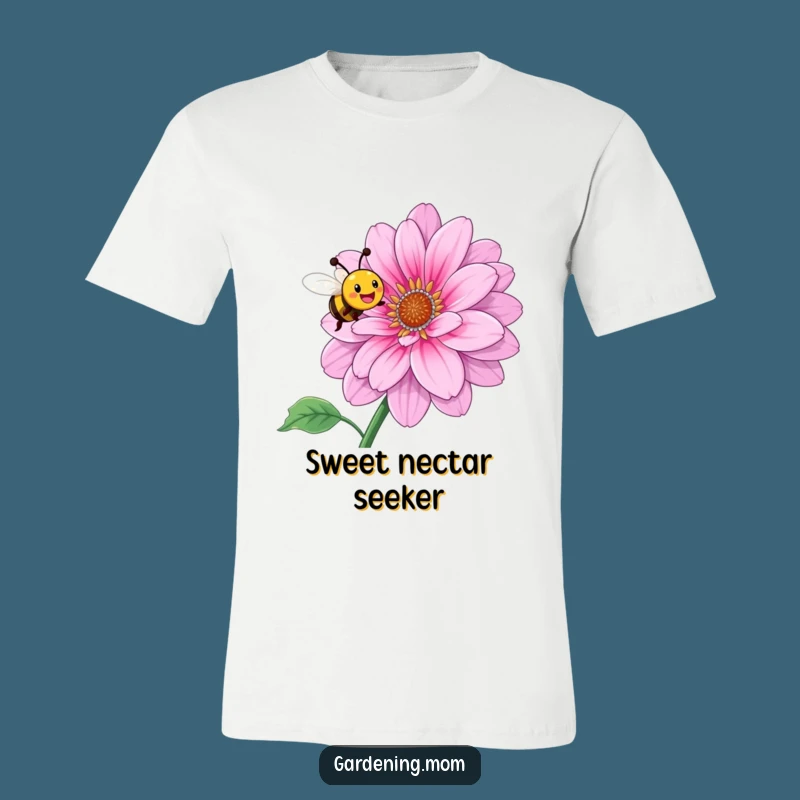 Funny Bee Flower Joy T-Shirt: Wear Your Happiness Like a Bee