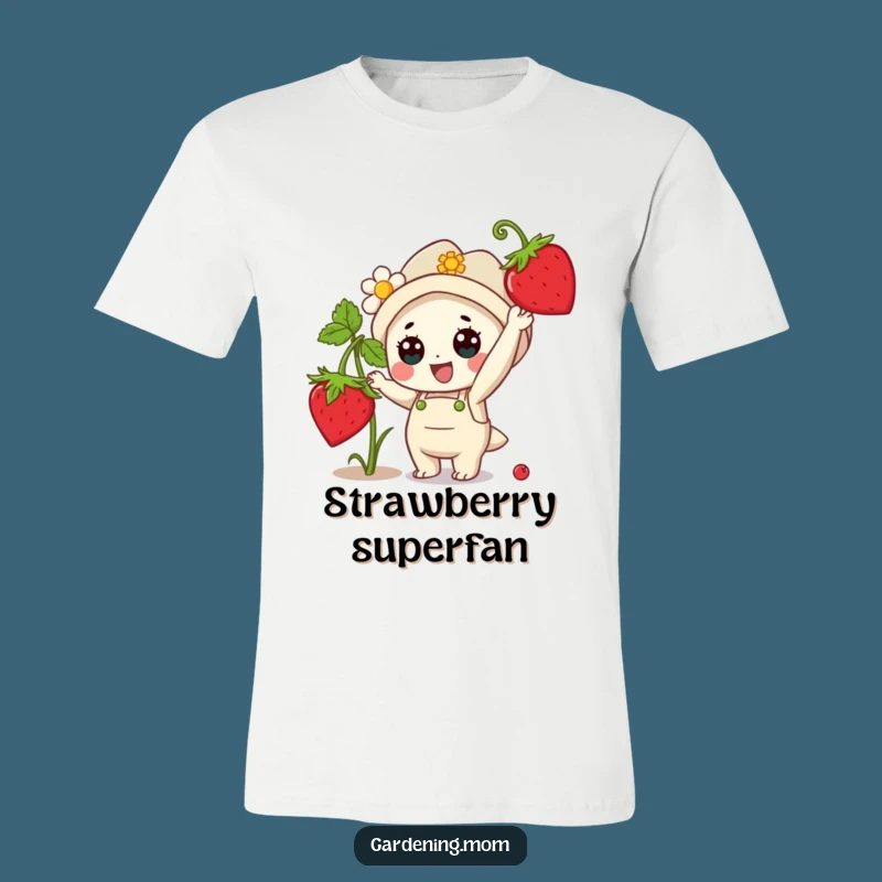 Funny Kawaii Gardener T-Shirt: Strawberry Glee Character Tee Gift