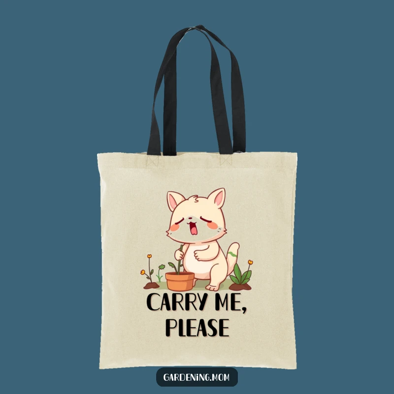 Funny Weeding Humor Tote Bag: Carry Your Determination (and Weeds)!