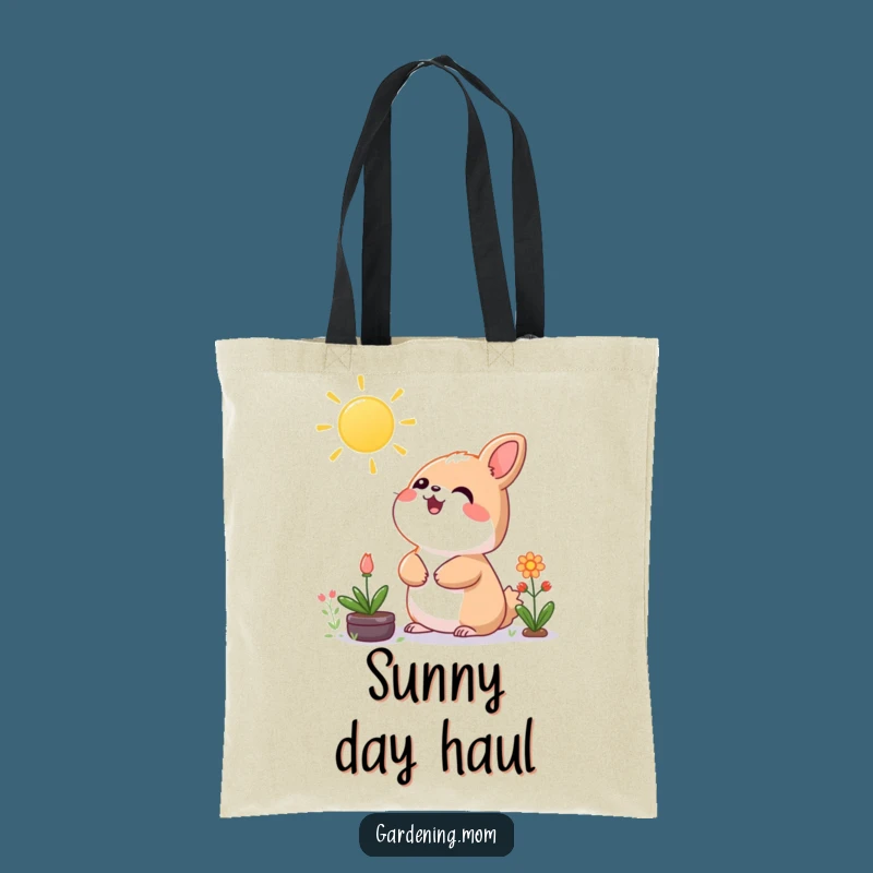 Funny Kawaii Sun Tote Bag: Stylish & Hilarious Companion for Sunny Days